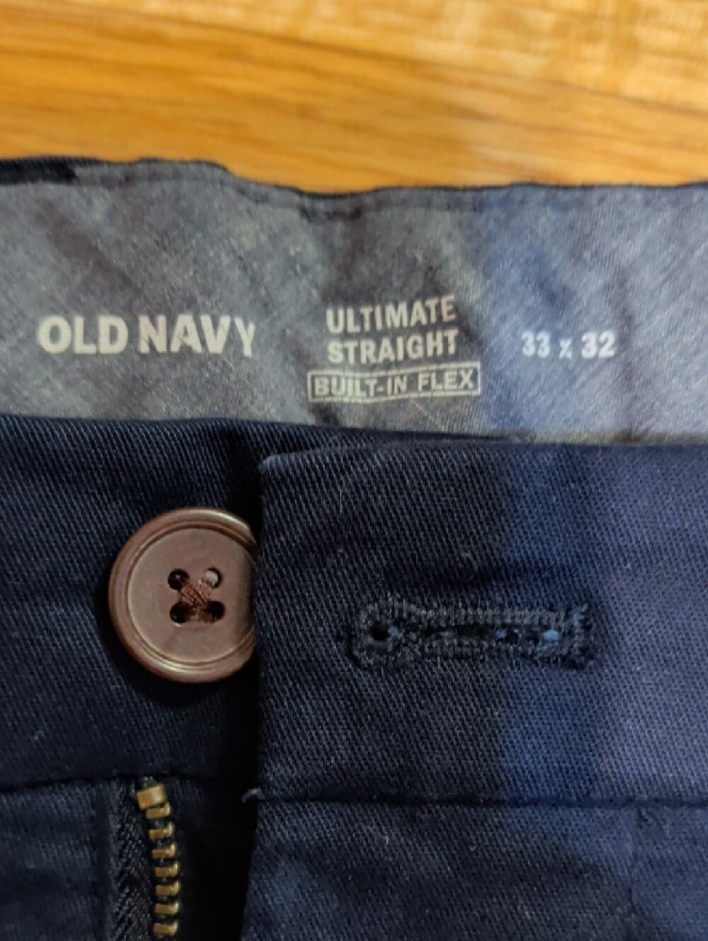 Old Navy Navy Ultimate Straight Chino Pants - Picture 2 of 3